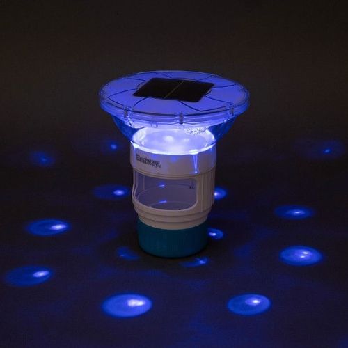 cumpără Accesoriu pentru piscină Bestway 58943BW Dozator plutitor cu LED pentru tablete, pe bază de energie solară SolarGlow, 7.6cm în Chișinău 