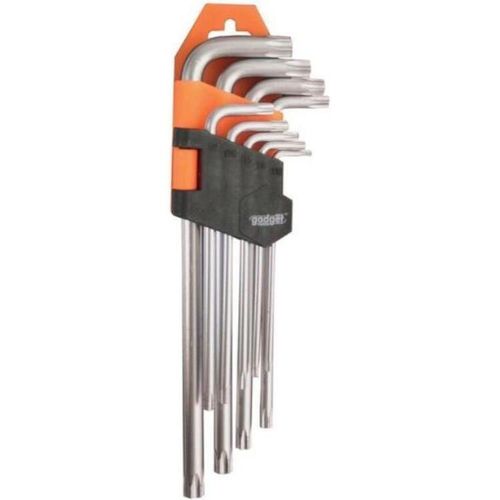 купить Набор ручных инструментов Gadget tools 390151 Set chei cu profil TORX (fără gaură), TX10-TX50, 9 buc в Кишинёве 