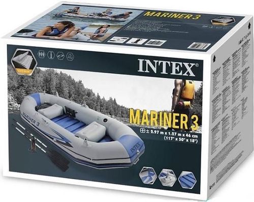 cumpără Echipament sportiv Intex 68373 Barca gonflabila MARINER 3 (297x127x46 cm) în Chișinău 