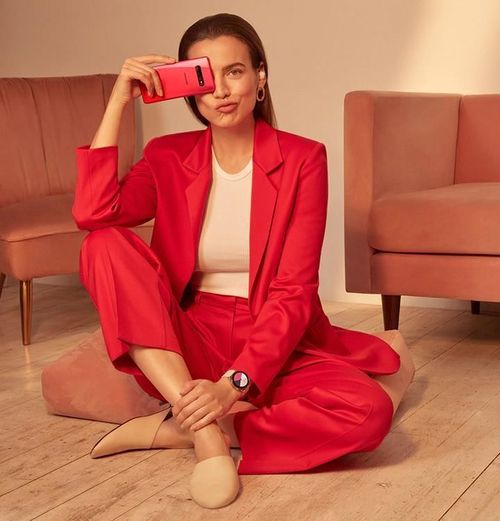 купить Смартфон Samsung G973/128 Galaxy S10 Prism Red в Кишинёве 