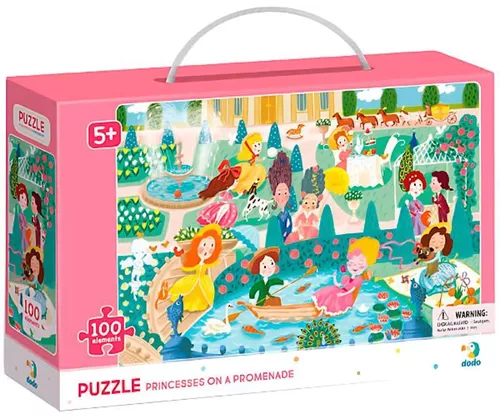 cumpără Puzzle Dodo 300404 Puzzle Prințese la plimbare, 100 elem. în Chișinău 