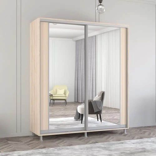 cumpără Dulap Mobildor-Lux Aron-P uși glisante din PAL cu oglindă vertical (190x60x200H cm) Sonoma în Chișinău 