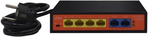 купить Switch/Коммутатор Wi-tek WI-PS205H (4PoE + 2Uplink) в Кишинёве 