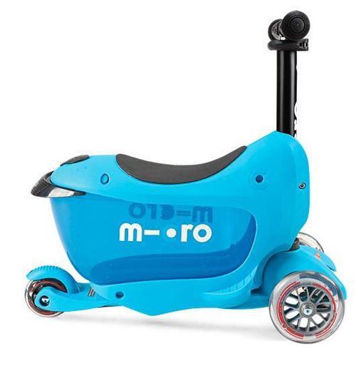 купить Самокат Micro MMD034 Mini2go Deluxe Plus Blue в Кишинёве 