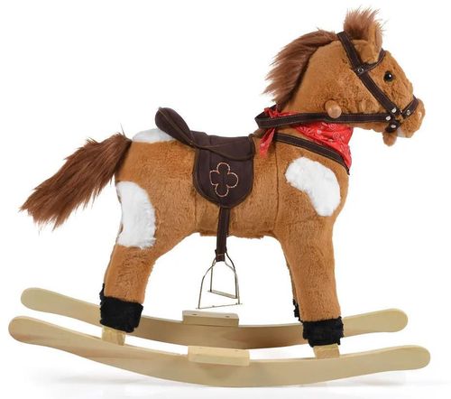 cumpără Leagăn pentru bebeluși Moni Horse Thunder Khaki (WJ-001) în Chișinău 
