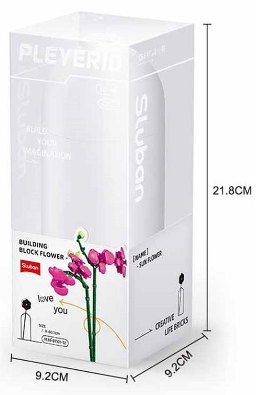 купить Конструктор Sluban B1101-12 - Orhideea Fluture в Кишинёве 