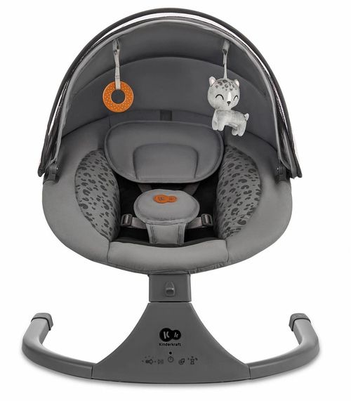 купить Детское кресло-качалка KinderKraft KBLUMI02DGR0000 Lumi 2 Dark Grey в Кишинёве 