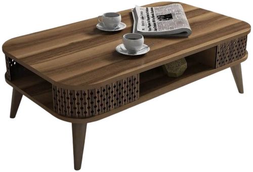 купить Журнальный столик Trendy Эйлюль, орех 105x34x60 см в Кишинёве 