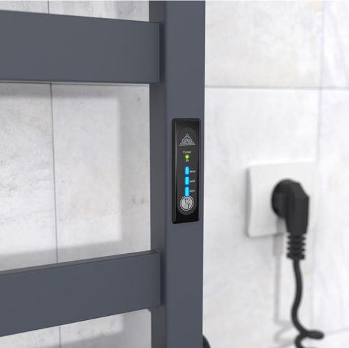 купить Полотенцесушитель Laris Kvatro CK8 500 х 800 Graphite electro R в Кишинёве 