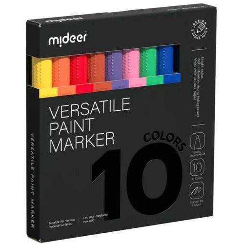 купить Набор для творчества Mideer MD6240 Set markere universale, 10 culori в Кишинёве 