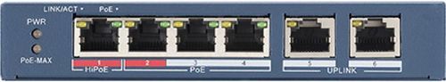 cumpără Switch/Comutator Hikvision DS-3E0106P-E/M (4PoE + 2Uplink) în Chișinău 
