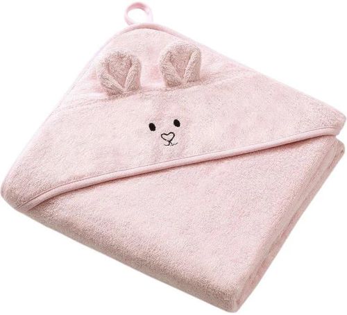 cumpără Accesoriu pentru baie BabyOno 1553/04 Prosop din bambus de baie cu gluga roz 100x100 în Chișinău 