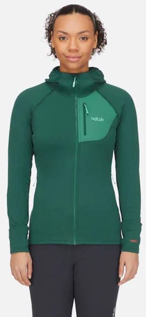 cumpără Îmbrăcăminte sport Rab Jacheta dame Superflux Hoody Green Slate 08 (QFG-14-GNS-08) în Chișinău 
