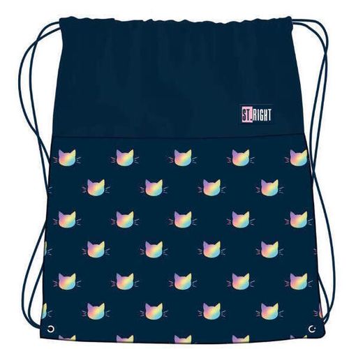 купить Детский рюкзак St.RIGHT 52988 Сумка-рюкзак для обуви Rainbow Cats в Кишинёве 