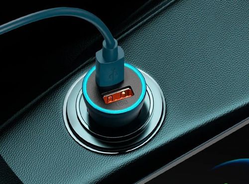 купить Зарядное устройство для автомобиля Baseus CCJD-0G USB Golden Contactor Pro, 2xUSB (U + C), 40W, QC 3.0, PD, aluminium alloy, Blue в Кишинёве 