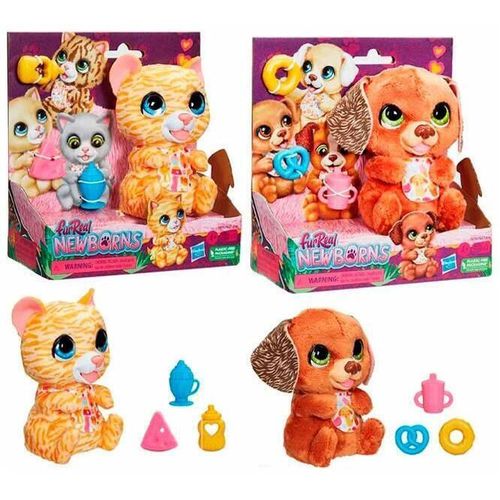 купить Мягкая игрушка Hasbro F6377 Furreal Интерактивная игрушка Interactive Plush Newborns, ast в Кишинёве 