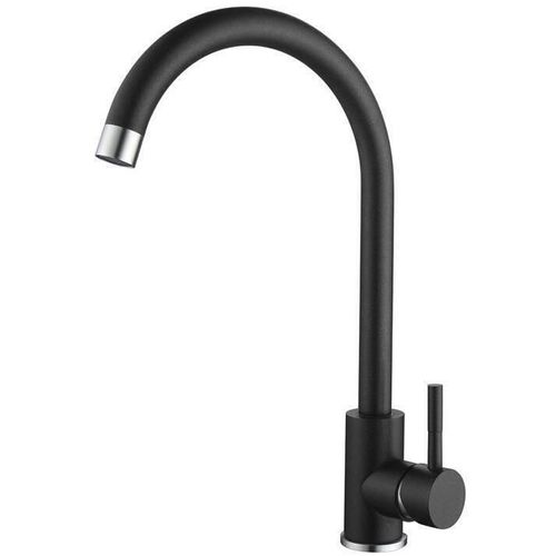 купить Смеситель кухонный Helika-AquaSanita 5523E2-601 SABIA ECO2 Black metallic в Кишинёве 