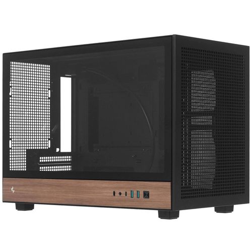 купить Корпус для ПК Deepcool CH260 WOOD Black в Кишинёве 