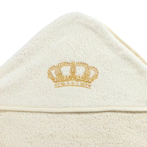 cumpără Accesoriu pentru baie PernaMea Prosop botez 90x90cm Coronita maro în Chișinău 