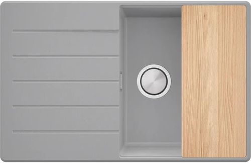 купить Мойка кухонная Primagran Copenhagen 780-50 Top Grey + accesorii 500x780 MKHKS в Кишинёве 