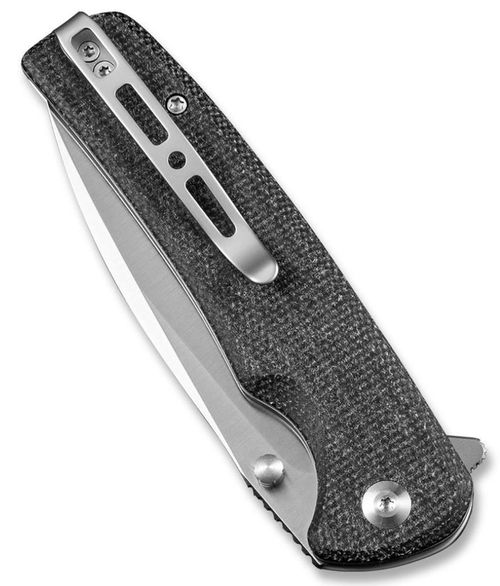 купить Нож походный Sencut S21007-1 Sachse, mâner Micarta negru, Button Lock в Кишинёве 