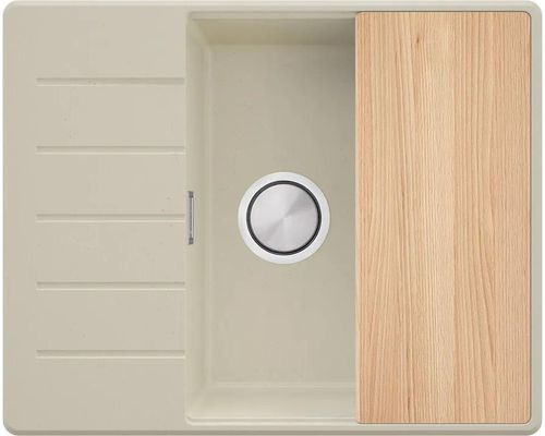 купить Мойка кухонная Primagran Copenhagen 620-50 Top Beige + accesorii 500x620 MKIKB в Кишинёве 