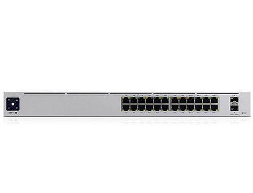 cumpără Switch Ubiquiti UnFi Switch 24 (USW-24-POE), 24-Port 802.3at PoE Gigabit Switch with SFP, 2-ports SFP, 16 ports POE+ IEEE 802.3at/af, PoE Output 95W, 1.3" Touchscreen display, Non-Blocking Throughput: 26 Gbps, Switching:52 Gbps, Rackmountable în Chișinău 