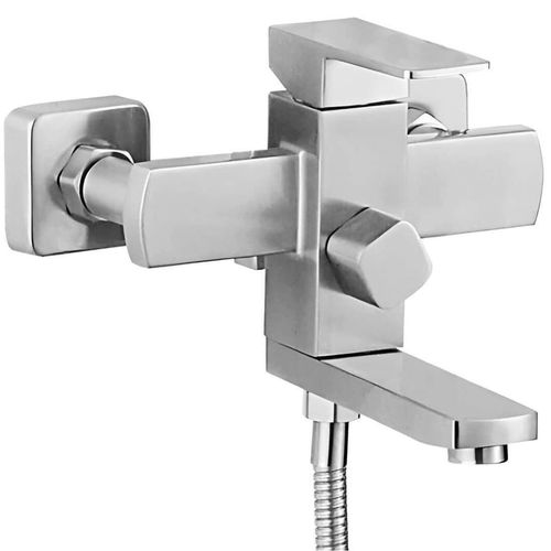 cumpără Baterie de duș Rubano 27573 Baterie pentru cada cu pipa scurta, Inox în Chișinău 