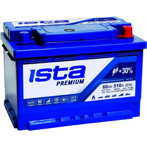 cumpără Acumulator auto Ista Premium 60AH A600 (242*175*190) în Chișinău 