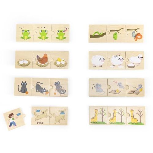 cumpără Puzzle Viga 44751 Puzzle logic Acțiunile animalelor 24elem în Chișinău 