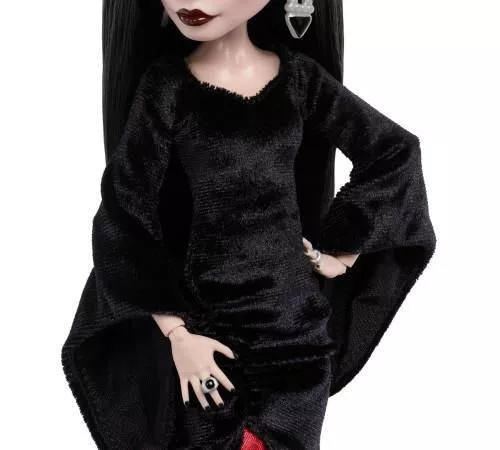 cumpără Păpușă Mattel JLK99 Monster High, Morticia Addams in Black Velvet Dress în Chișinău 