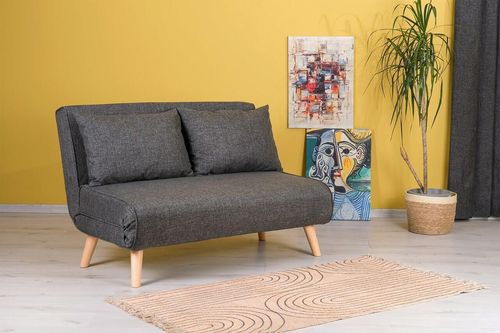 купить Диван Trendy Folde Gri închis (2 locuri) в Кишинёве 
