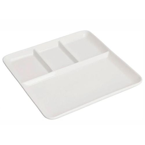 cumpără Farfurie Excellent Houseware 57484 Recipient pentru aperitiv 25.5x25x2.5cm, 4sectii, porcelan în Chișinău 
