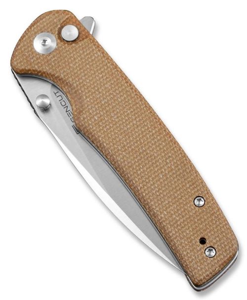 купить Нож походный Sencut S21007-3 Sachse, mâner Micarta maro, Button Lock в Кишинёве 