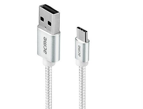 купить ACME CB2041S USB type-C cable, 1m, Silver в Кишинёве 