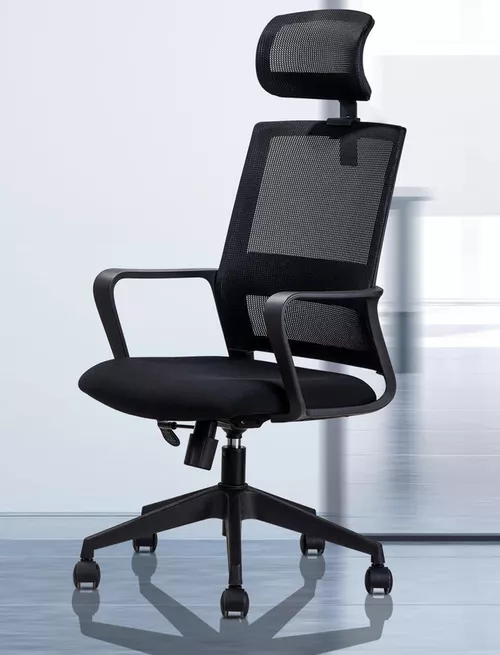 cumpără Fotoliu de birou Deli 4503 сетка и обивка, черное în Chișinău 