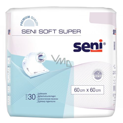 Пелёнки непромокаемые Seni Soft Super (60х60 см) 30 шт 