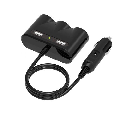 купить Разветвитель для прикуривателя Olesson Y15-146 черный, тройник в Кишинёве 