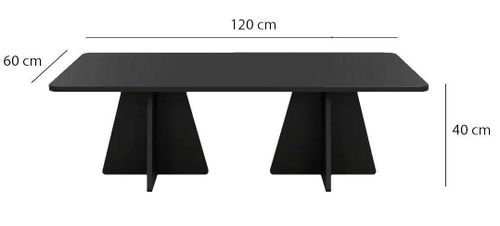 купить Журнальный столик Trendy Mushroom, черный, комплект в Кишинёве 