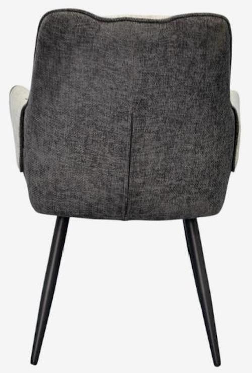 купить Комплект стол и стулья Evelin di Costacurta стол DT 402-6B + 4 стула QT-227B Light grey/Dark grey в Кишинёве 