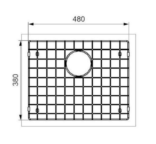cumpără Accesoriu pentru chiuvete de bucătărie Reginox R30677 Bottom grid Copper în Chișinău 