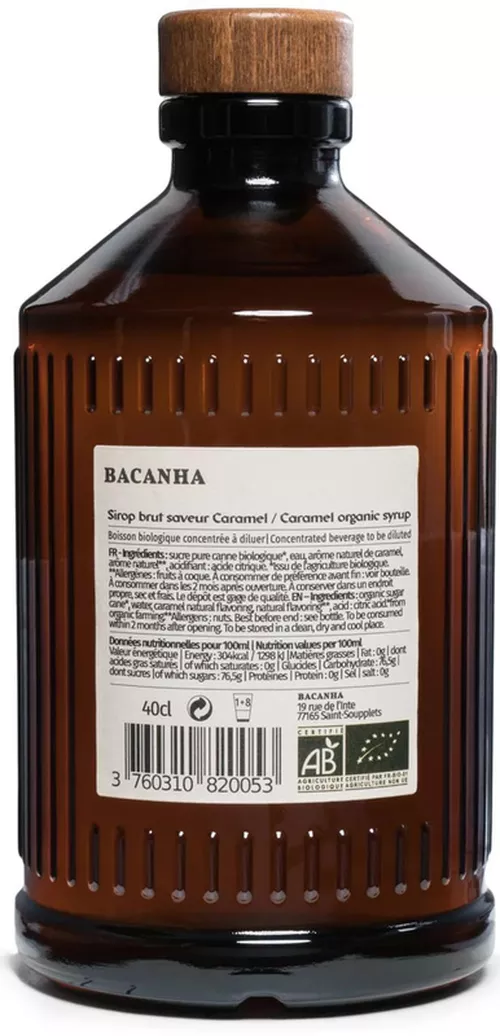 cumpără Sirop BACANHA Sirop de caramel - brut bio 400 ml în Chișinău 