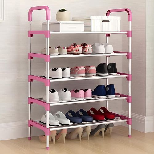 купить Полка для обуви 4Life Soleo Inox/Pink в Кишинёве 