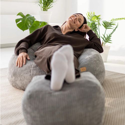 cumpără Fotoliu BeanBag Mark Adler COMFY 3.0 Grey în Chișinău 