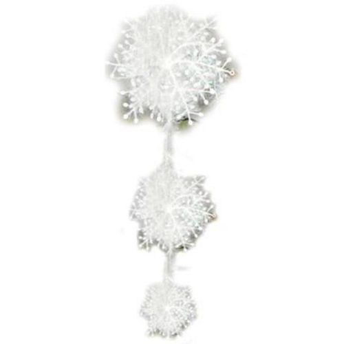 cumpără Decor de Crăciun și Anul Nou Promstore 01509 Набор снежинок на нитке 3шт în Chișinău 