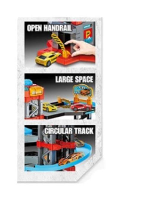 купить Машина Richi (48213) Parcare in set cu masinute в Кишинёве 