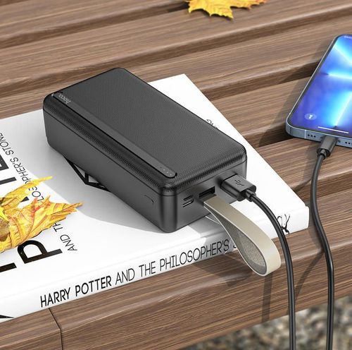 купить Аккумулятор внешний USB (Powerbank) Hoco J91B 30000mAh Black в Кишинёве 