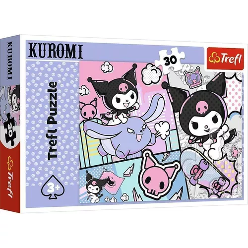 купить Головоломка Trefl 18325 Puzzles 30 Have fun with Kuromi Hello Kitty в Кишинёве 