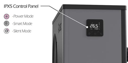 cumpără Încălzitor de apă pentru piscină Azuro 3EXX0722 Pompă de căldură inverter pentru piscine, 55m³, 12kw, Wi-Fi în Chișinău 