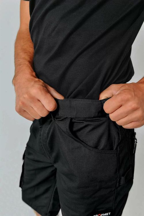 купить Средства индивидуальной защиты Profmet 365213 Рабочий фартук, 65% полиэстер/35% хлопок, черный, размер M в Кишинёве 